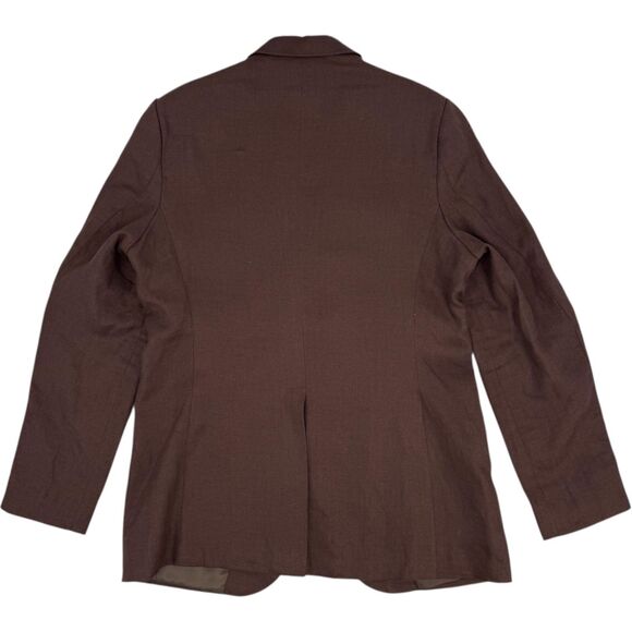 NEW Studiosuits Men's Italian Prato Brown Dobby Linen Jacket Blazer Size 42 - Picture 3 of 12